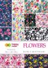 Efektní blok s motivy FLOWERS, A4, 80 g / m2, 15 listů, 25 motivů, Happy Color