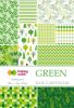 Efektní blok s motivy GREEN, A4, 80 g / m2, 15 listů, 30 motivů, Happy Color