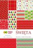 Bloky dekoračních papírů motivy CHRISTMAS, A4, 80gsm, 15 listů, 30 motivů Happy Color