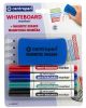 Značkovač Whiteboard Centropen 8559 4ks + magnetická houbička
