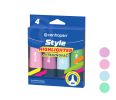 Zvýrazňovač CENTROPEN 6252/4 sada pastel