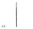Štětec syntetický plochý č.  3 DELI EC409-3