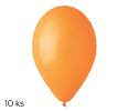 Balónky 10ks OBYČ. oranžové