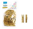 Kolíček 3,5cm zlatý, 25ks LUMA