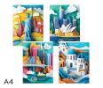 Sešit A4 linka 52l City mix