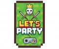 Pozvánky 6 ks Game on