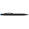 Propiska metal TALIN BLACK SOFT touch černo - modrá