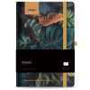 Blok  FLOWERS Garden A6 linka s gumou