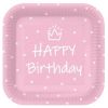 PAW talíř 23cm SQ 10ks Special Day RŮŽ