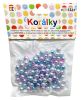 Korálky plastové duhové 8 mm