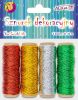 Provázky 1,5 mm 10 m 4 barvy metalízovaný mix