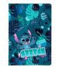 Sešit A5 32 listů Stitch blue vzor 1 linka ,balení 6 ks
