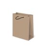 Papírová taška EKO HNĚDÁ PWM střední ,balení 10 ks