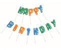 Dortové svíčky pikery - Happy Birthday