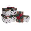 Dárkové krabice sada 3 ks 24238-PR-RED
