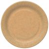 Talíř EKO PM 18cm 8ks kraft /12/