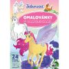 Omalovánky A4 se samolepkami - Jednorožci 4116-8