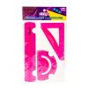 Geometrická sada STRIGO Flexi Pink 3 ks