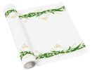 Běhoun stolní airlaid 40x500cm White Flowers