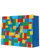 Papírová taška Paw velká podelná Colorful Bricks