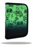 Penál 1 zip Clipper Game Over Gradient Green - prázdný