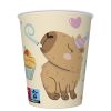 Papírový kelímek 0,25l Cute Kapybara Party