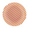 PAW talíř 18cm 10ks Stripes orange Eco
