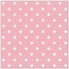 Ubrousky PAW Dekor C (20ks) Dots (light pink)