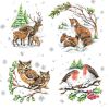 Ubrousky DAISY L (20ks) Winter Animals