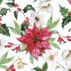 Ubrousky DAISY L (20ks) Watercolour Poinsettia