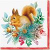 Ubrousky PAW Dekor L (20ks) Vintage Squirrel Joy