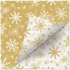 Ubrousky PAW Dekor L (20ks) Snowflakes Gold DD