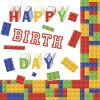 Ubrousky DAISY L (20ks) Building Blocks Birthday