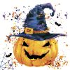 Ubrousky DAISY L (20ks) Creepy Pumpkin with Splashes