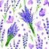 Ubrousky DAISY L (20ks) Lavender with Violet Butterflies