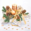 Ubrousky MAKI L (20ks) Golden decor on wooden Star