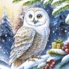 Ubrousky MAKI L (20ks) Owl in Winter Forest