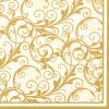 Ubrousky MAKI L (20ks) Cream & Gold