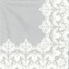 Ubrousky MAKI L (20ks) Ornament Border Grey