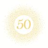 Ubrousky MAKI L (20ks) 50 Golden Dots