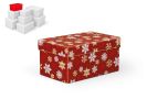 krabice dárková vánoční B-V010-B 18x11x9cm 5371153
