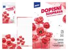 dopisní papír barevný LUX 5+10 (Květy) 5550349