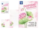 dopisní papír barevný LUX 5+10 (Květy) 5550398