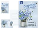 dopisní papír barevný LUX 5+10 (Květy) 5550400
