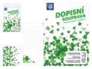 dopisní papír barevný LUX 5+10 (Čtyřlístky) 5550402