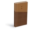 diář 2026 D802 PU dark brown/beige 90x170mm 7781497