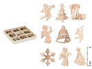 ozdoby dřevěné set 3cm/27ks ZC171147 8885700