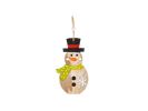 sněhulák dřevo 12,5cm závěs 8886013
