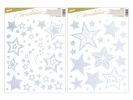 okenní fólie vánoce glitr VA027 Stříbrné 30x42cm 3091 8886451