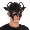 Škraboška Steampunk černá